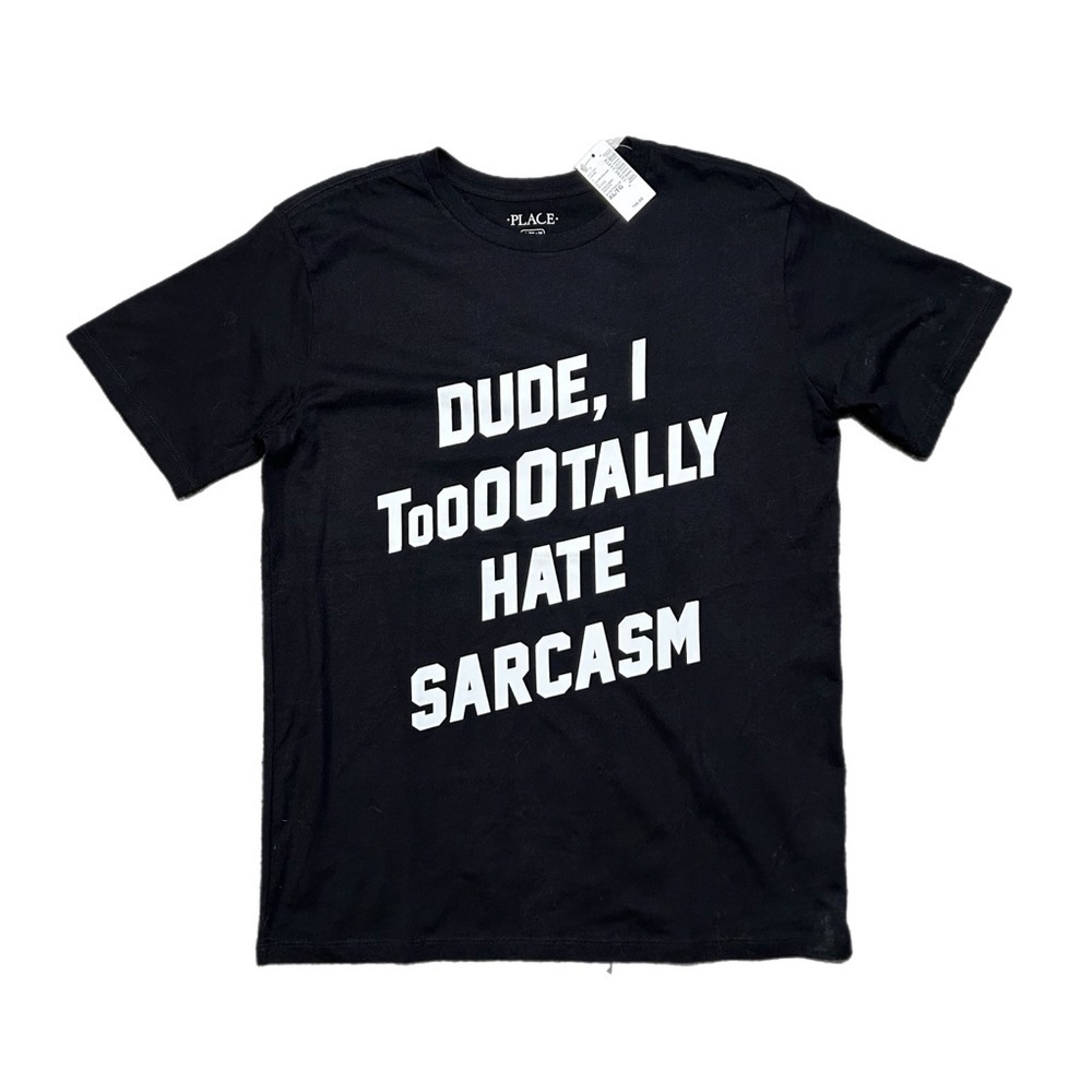 The Children’s Place Black Sarcasm Graphic Tee